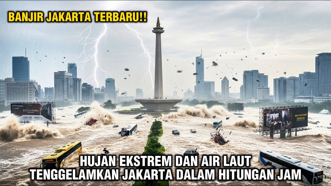 JAKARTA KEMBALI TENGGELAM | WILAYAH INI MENJADI TITIK TERPARAH AKIBAT BANJIR TERBARU