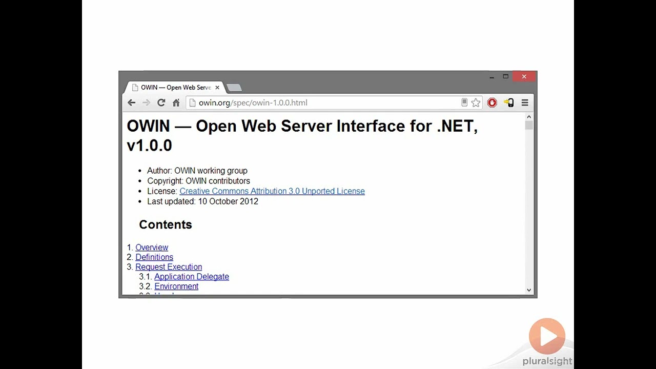 ASP.NET Basics 2 - 2.03 OWIN