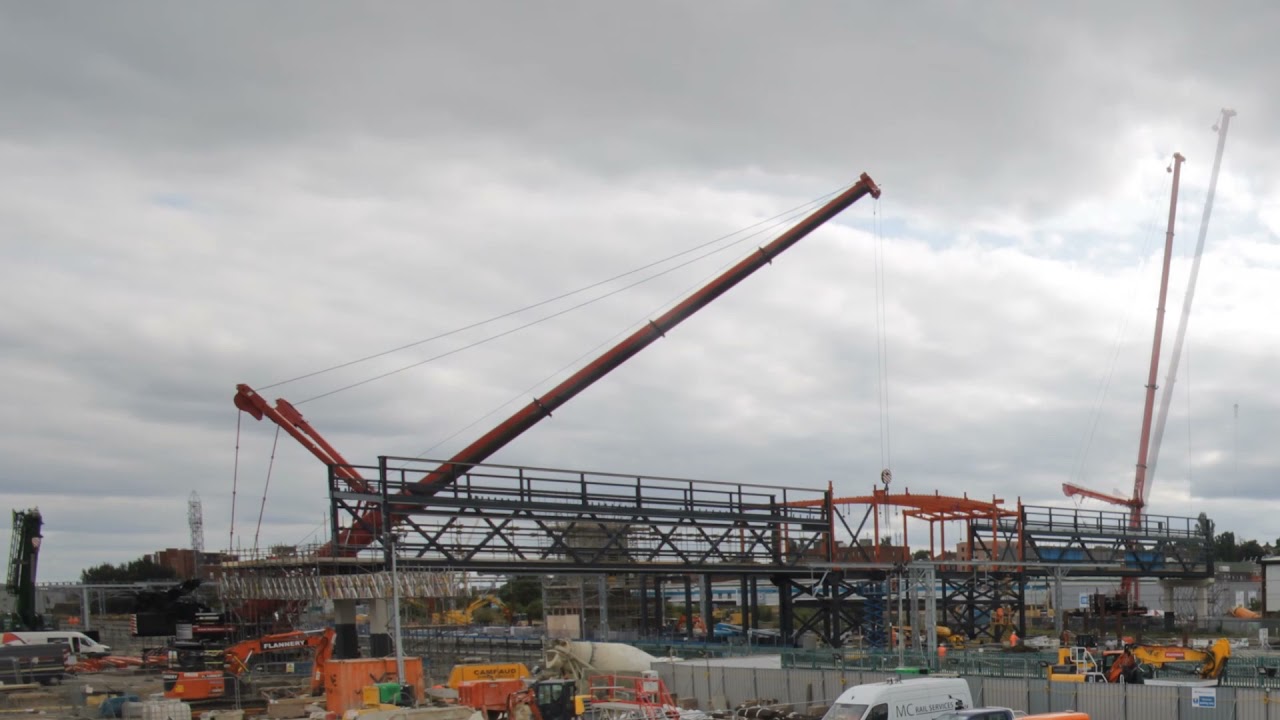 August works at Brent Cross West station