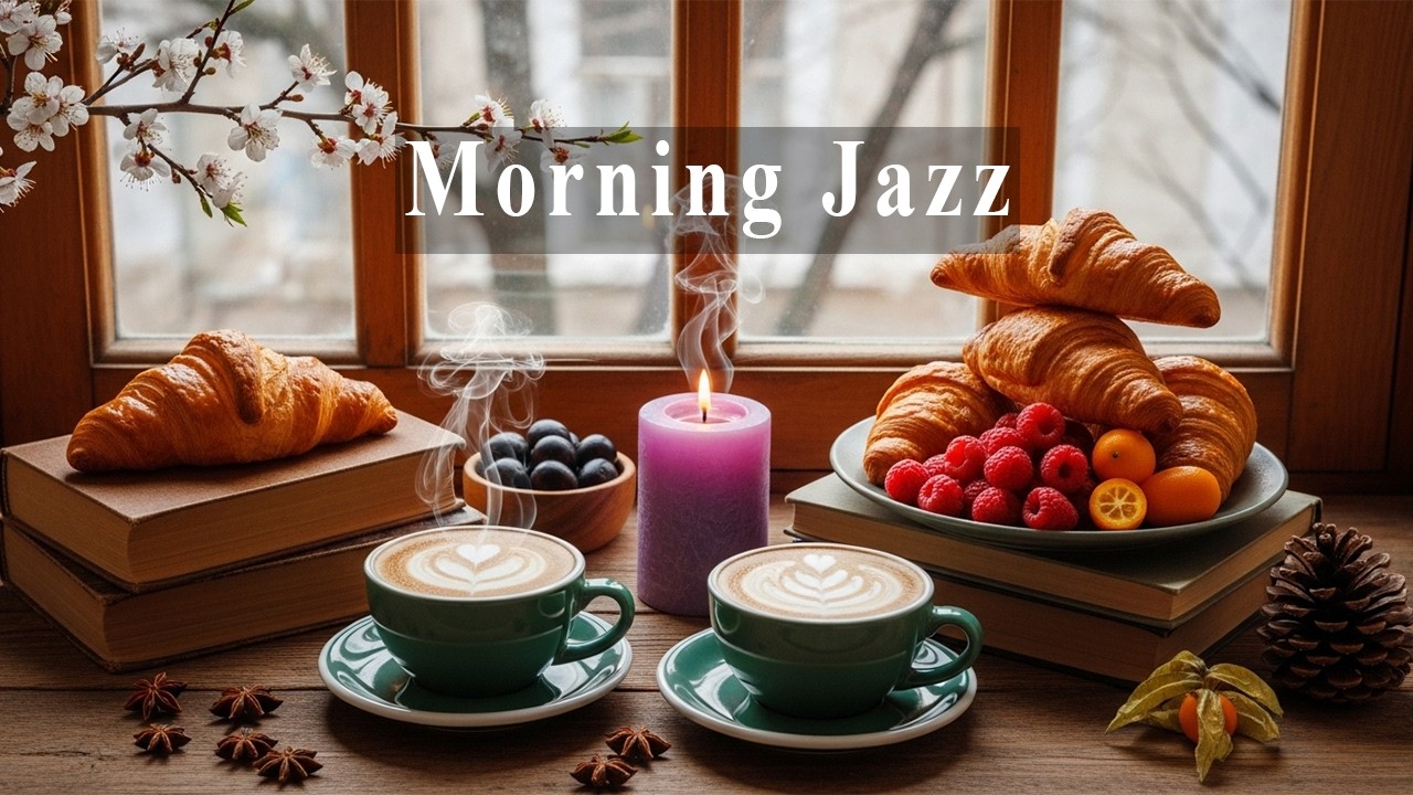 Morning Jazz Café Music ☕ Relaxing Soft Jazz & Bossa Nova Piano for a Fresh Start