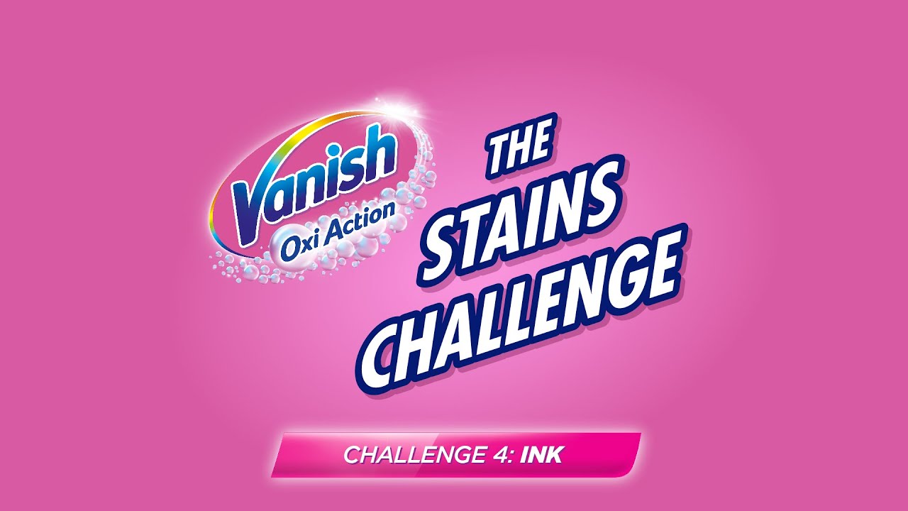 Effortlessly remove tough ink stains with Vanish&reg; Stain Remover!