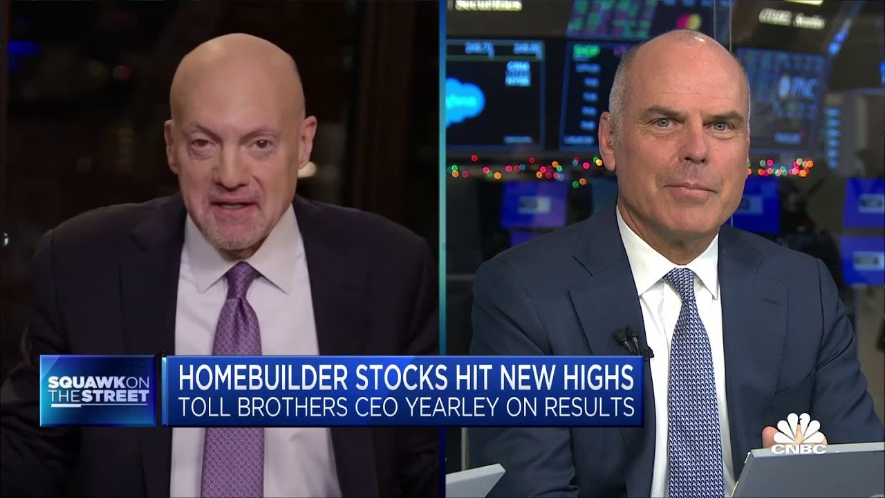 Toll Brothers CEO Doug Yearley on earnings beat: Two record years in a 6-8% rate environment