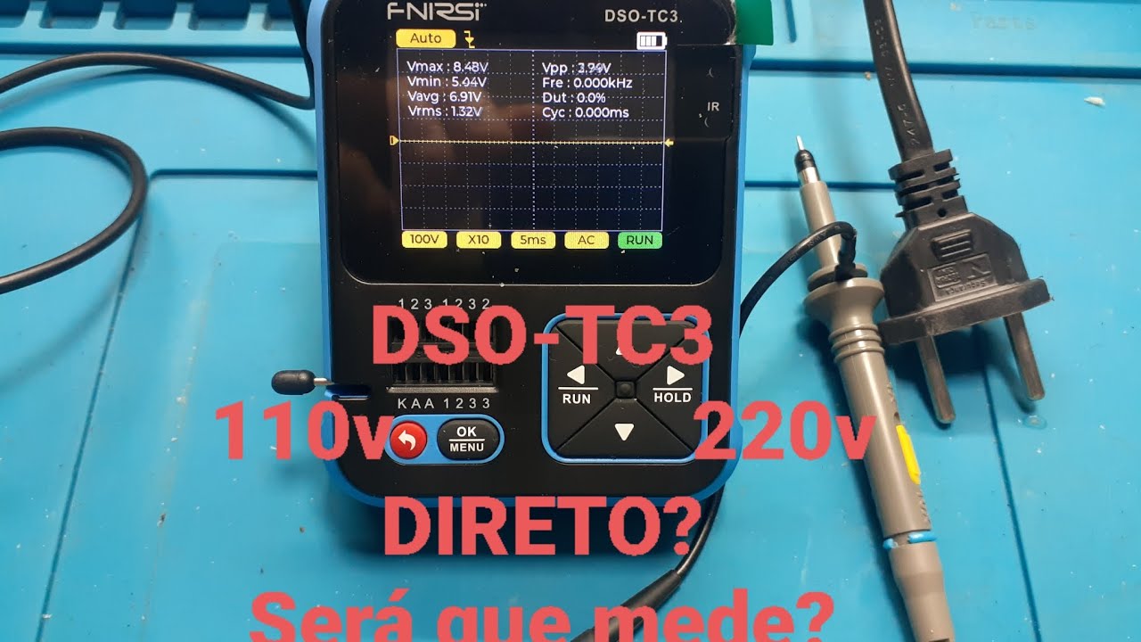 DSO-TC3, será que dá para ligar direto na tensão da rede 110v, 220v?