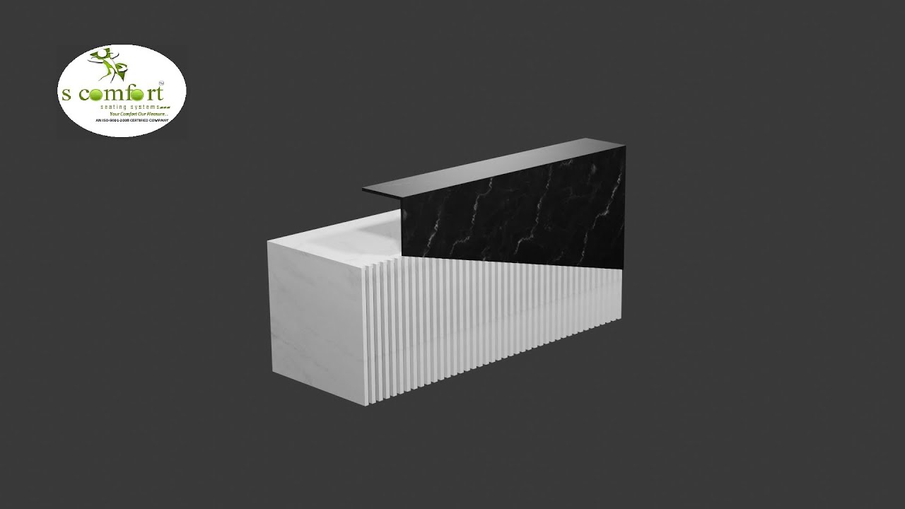 Blender 3D Rendered Assembly Video of Reception Table