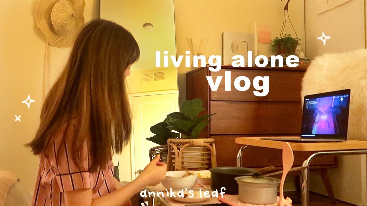 first days living alone vlog | mostly just cooking & eating, driving anxiety update, plant shopping