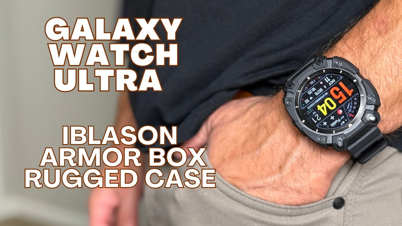 Обзор прочного чехла iBlason Armorbox для Galaxy Watch Ultra