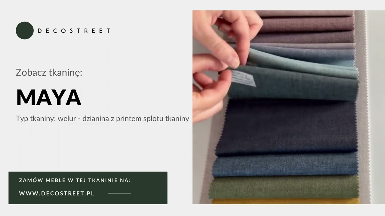Tkanina Maya Fargotex - Próbnik DECOSTREET