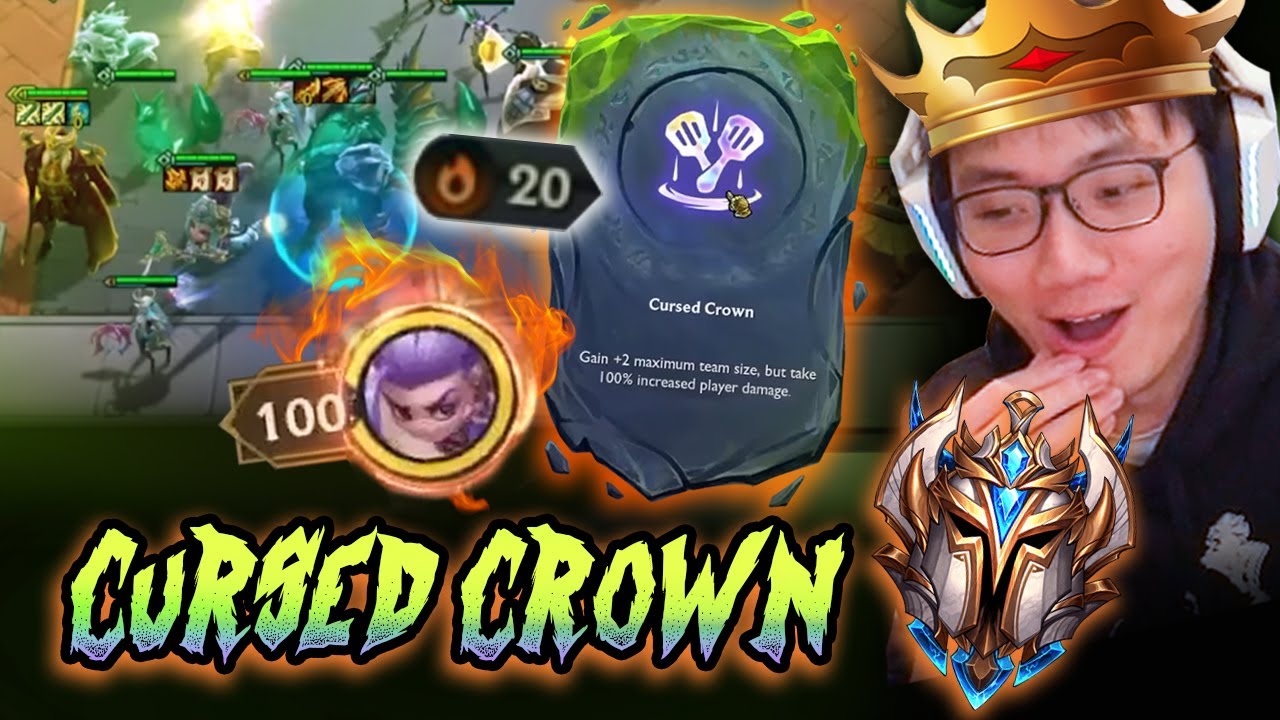 Mr. 100 wears a Cursed Crown