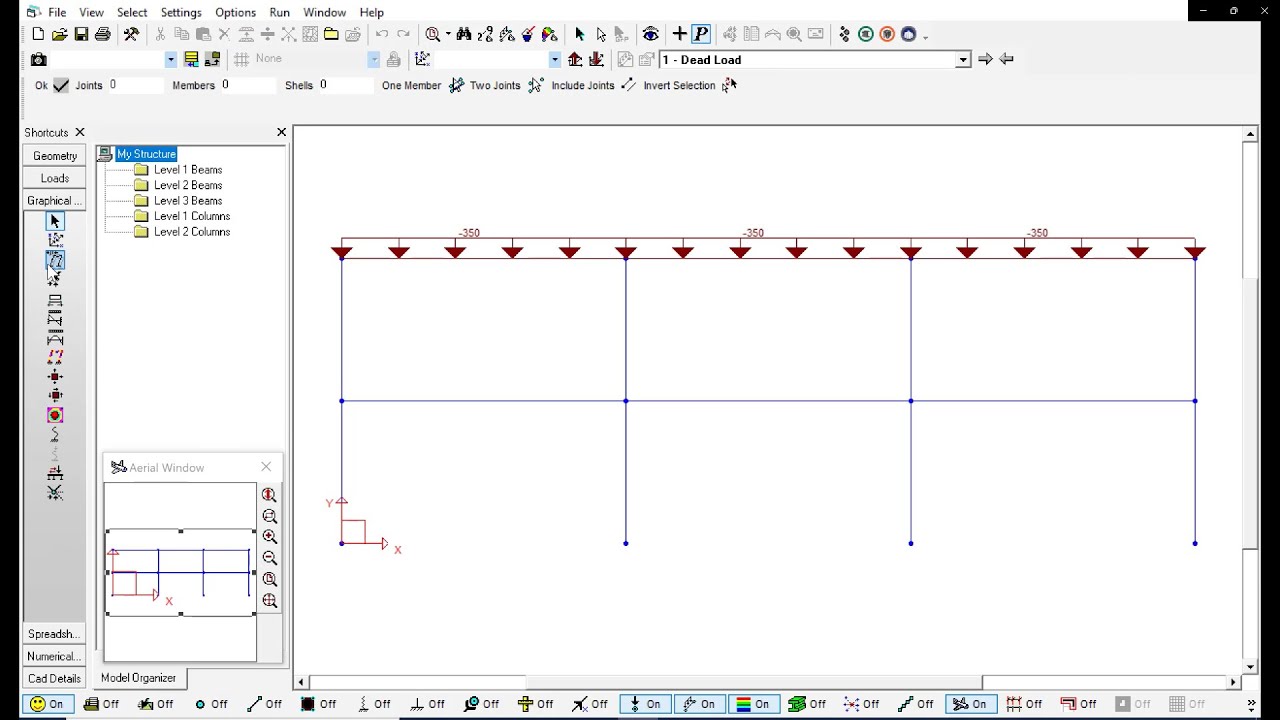 Design and Analysis of a 2-D Steel Frame