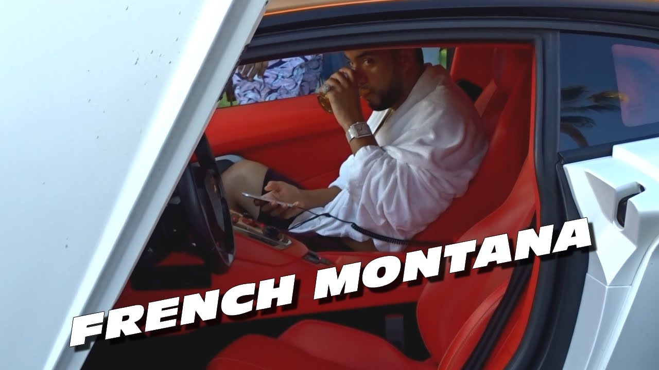 FRENCH MONTANA Cruising With TWO Lamborghini Aventador in CANNES !