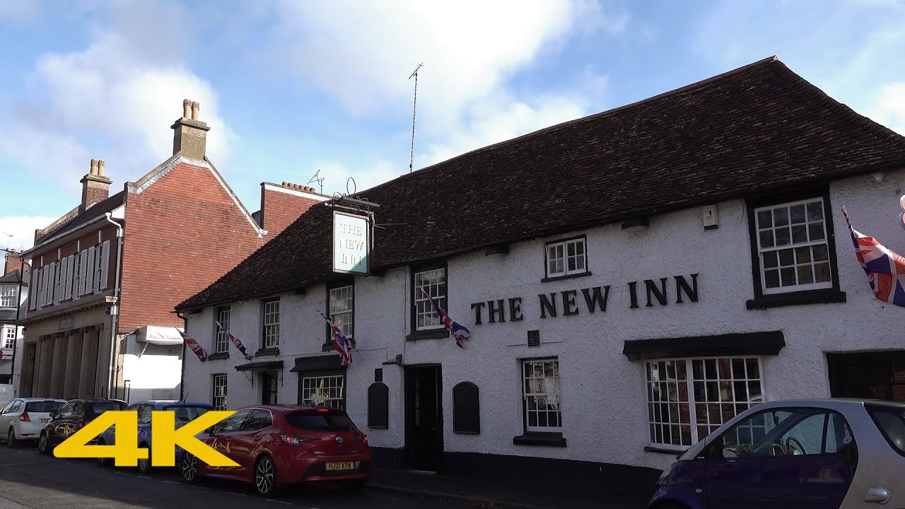 Amesbury Walk: Town Centre【4K】