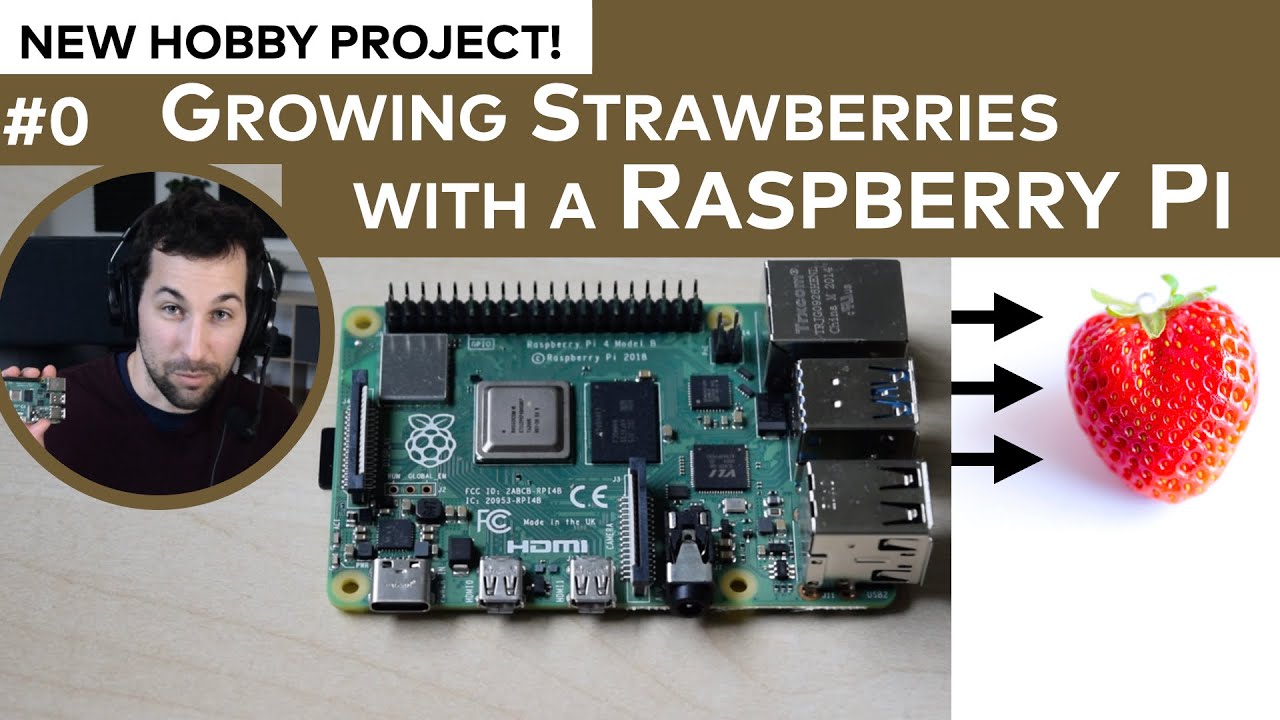 Growing Strawberries with a Raspberry Pi -- EP #0 (New hobby project, Intro Episode)
