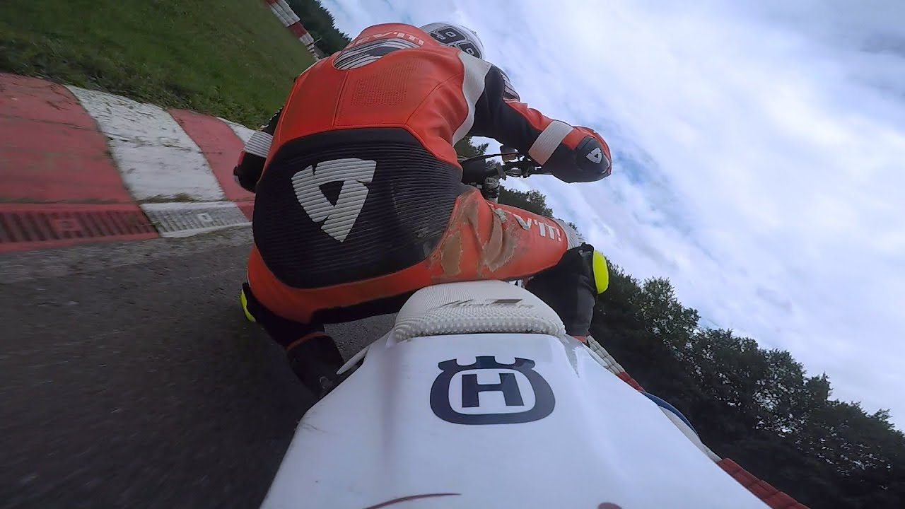 Husqvarna FS450 SPA Francorchamps Kart Supermoto POV Onboard Many Overtakes