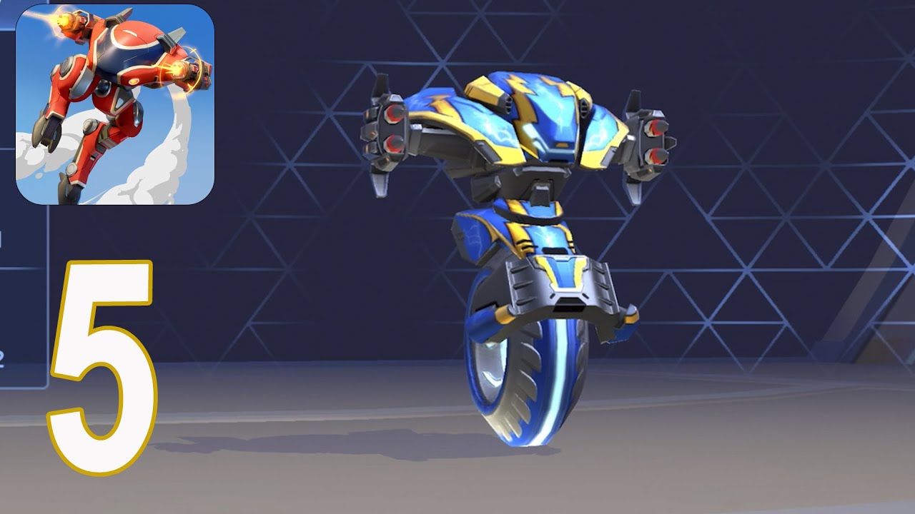 Mech Arena: Robot Showdown - Gameplay Walkthrough part 5 - Killshot Supersonic Blitz(iOS, Android)
