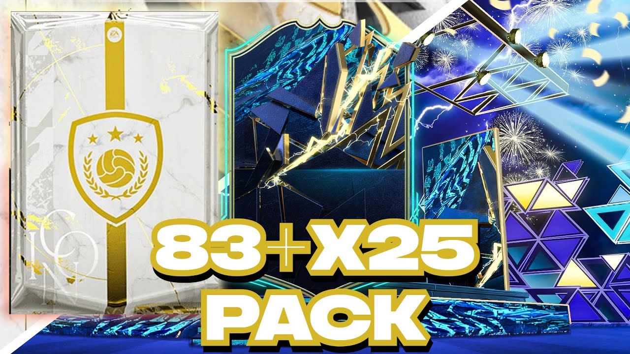 ICON SWAPS 3 83+ x25 PACK ARE THEY JUICED? FIFA 22
