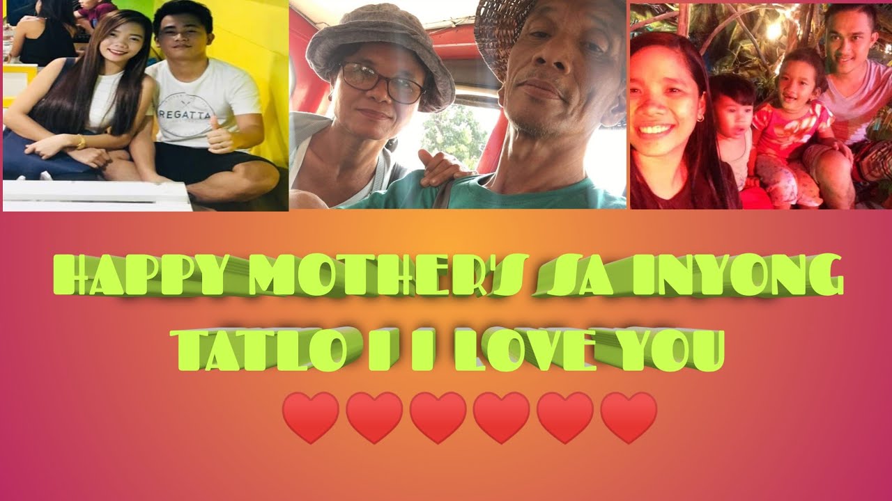 Happy Mother's Day Nanay Edna at sa kapatid ko inday Flory Fe and ivy Jane..