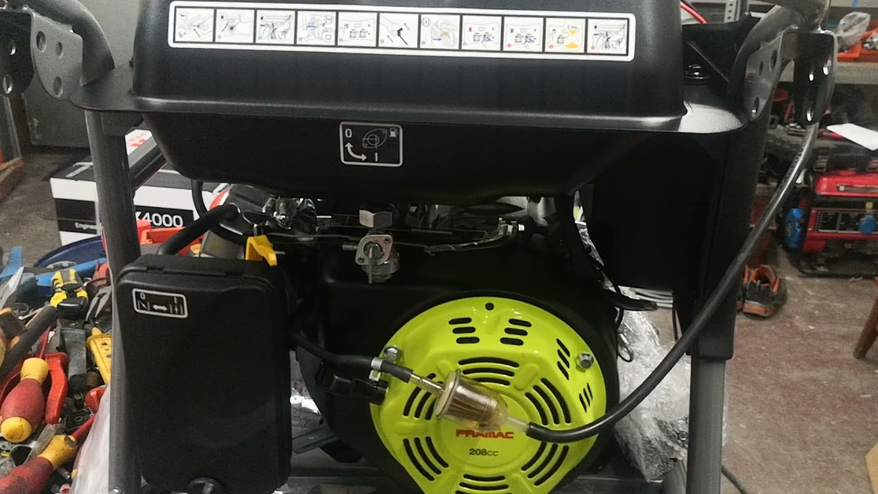 Agregat prądotw&oacute;rczy Pramac WX3200 2850W 230V. Praca, wyposażenie, akcesoria, sinusoida.