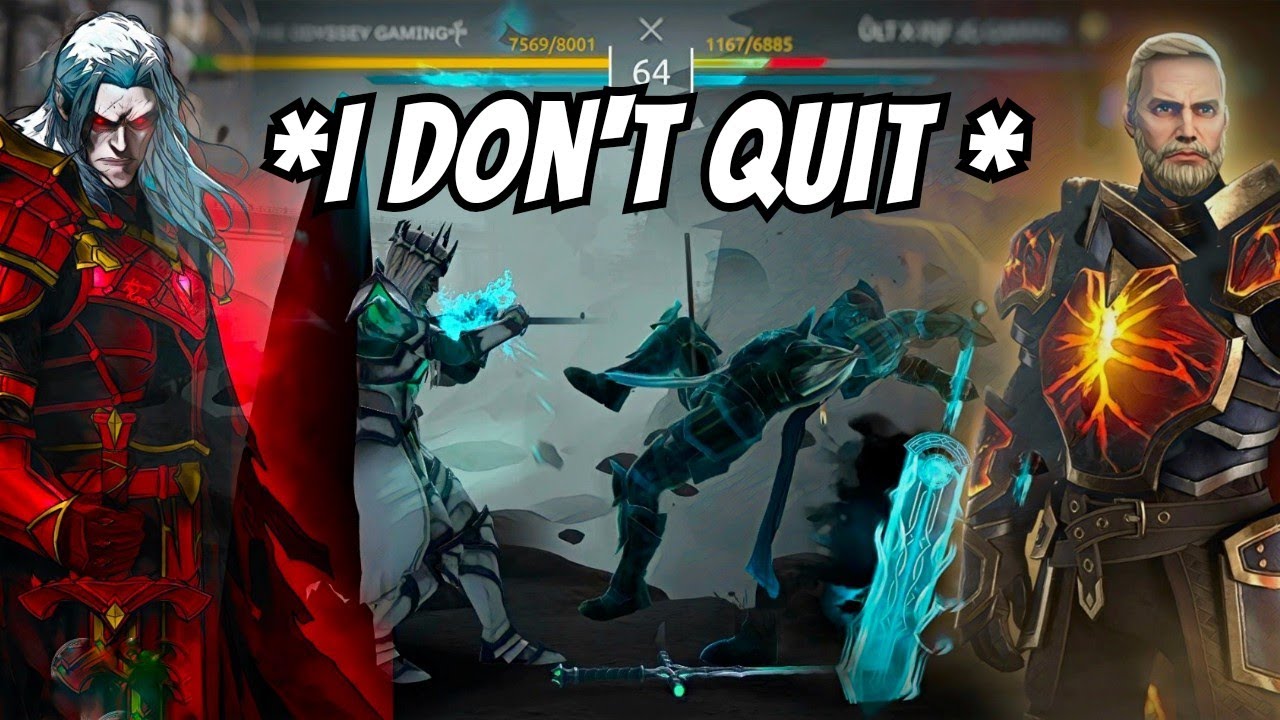 But I'm not a Quitter !😞 *INTENSE MATCH* That are WORTH WATCHING || Shadow Fight 4 Arena