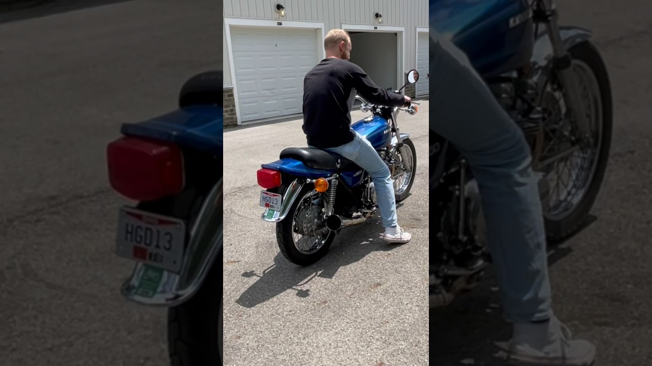 1978 KZ650 Delkevic Exhaust #kawasaki #kz650 #delkevic #motorcycle #motorcycles