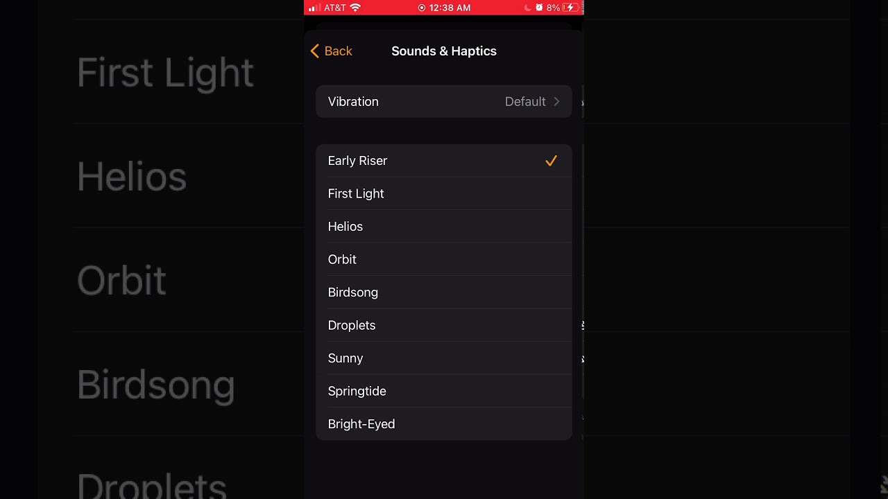 Early Riser Bedtime alarm (iOS 14)