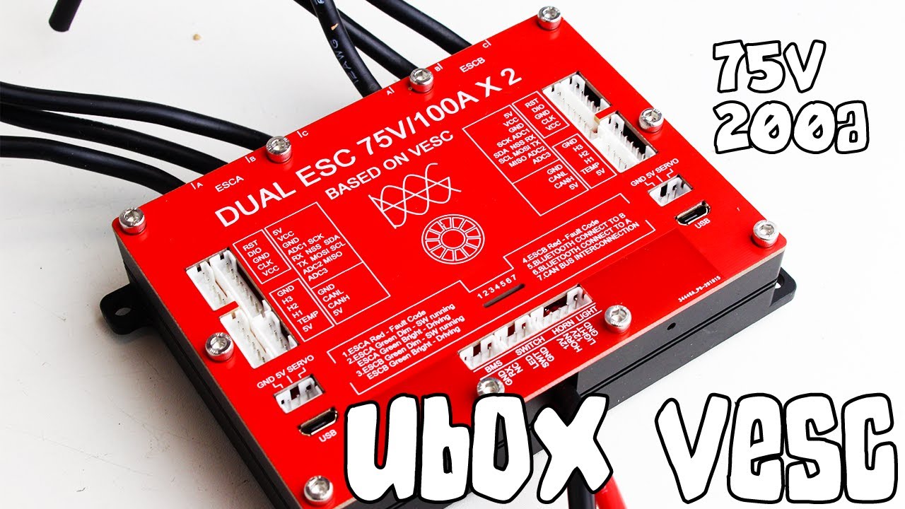 16s/75V 200A VESC *Ubox Review*