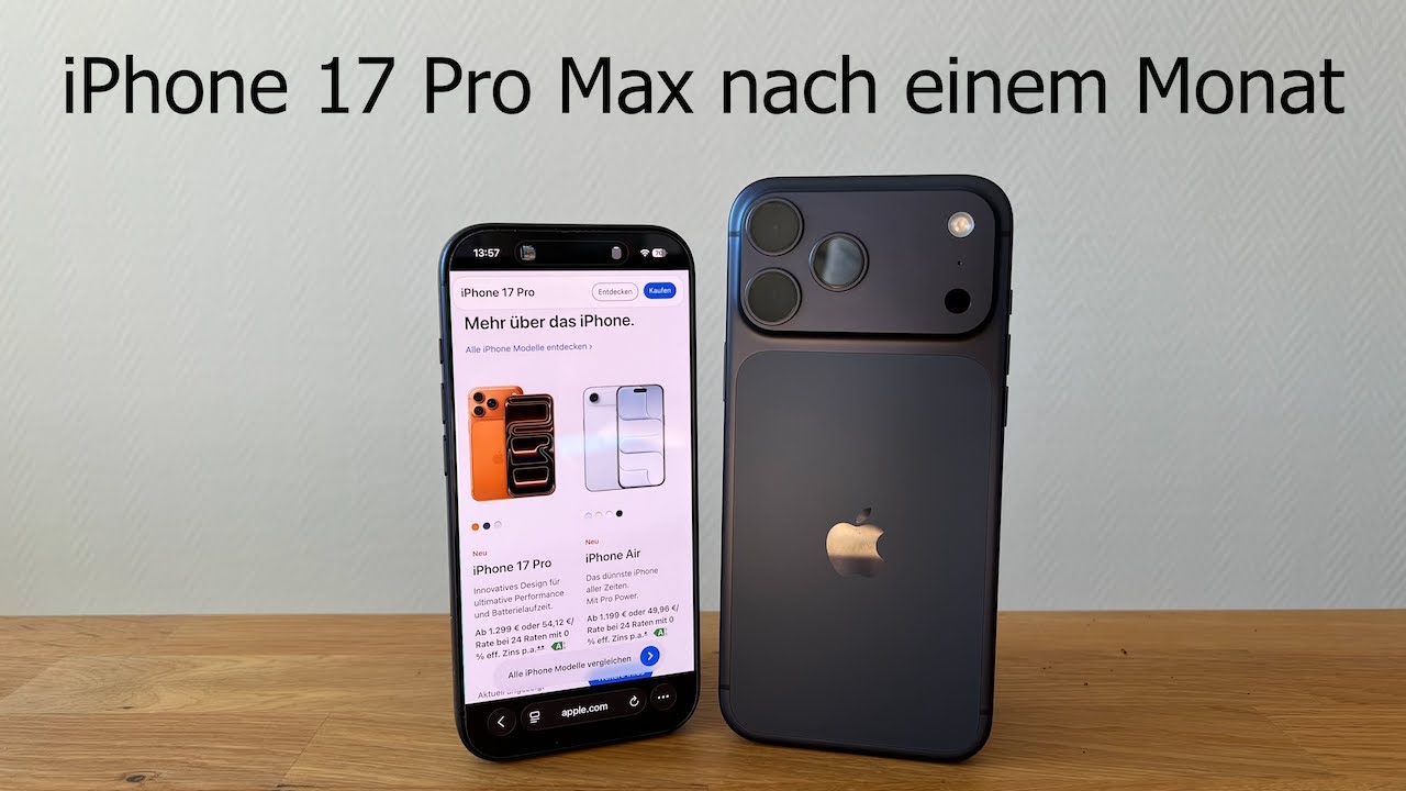 iPhone 17 Pro Max nach einem Monat | Das ausführliche Review!