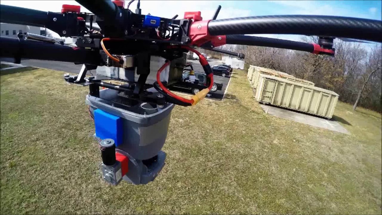 Application of Granular Mosquito Larvicides by Drone