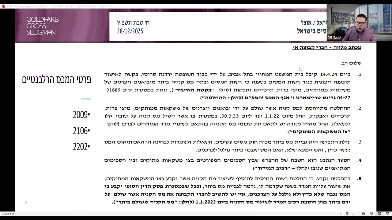 החזר מס קניה ליבואנים ויצרנים (משקאות ממותקים, מיצי פירות, ועוד)