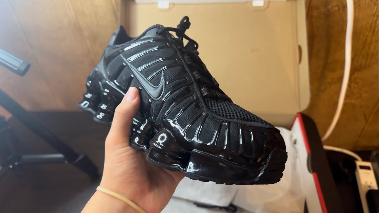 Unboxing Nike Shox TL Black Metallic Hematite