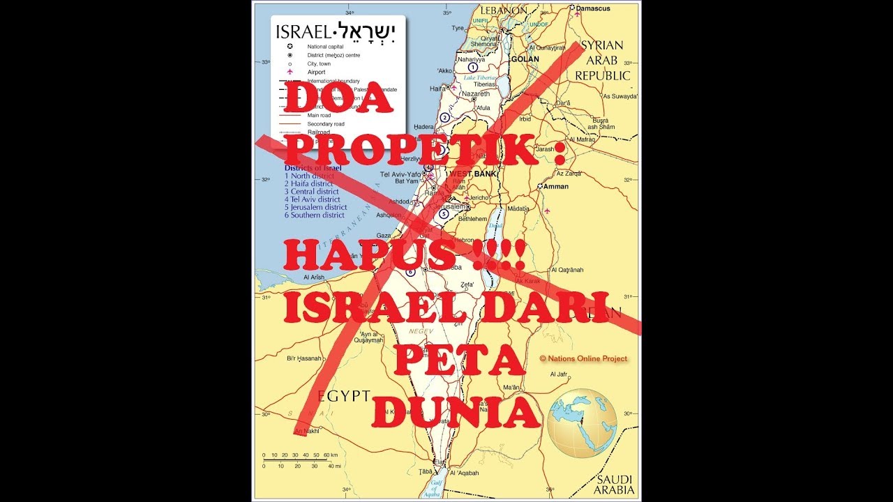 DOA PROPETIK : Hapus Israel Dari peta Dunia