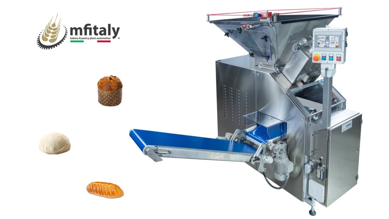Mfitaly | Spezzatrice Volumetrica con controllo peso automatico | Volumetric Dough Divider