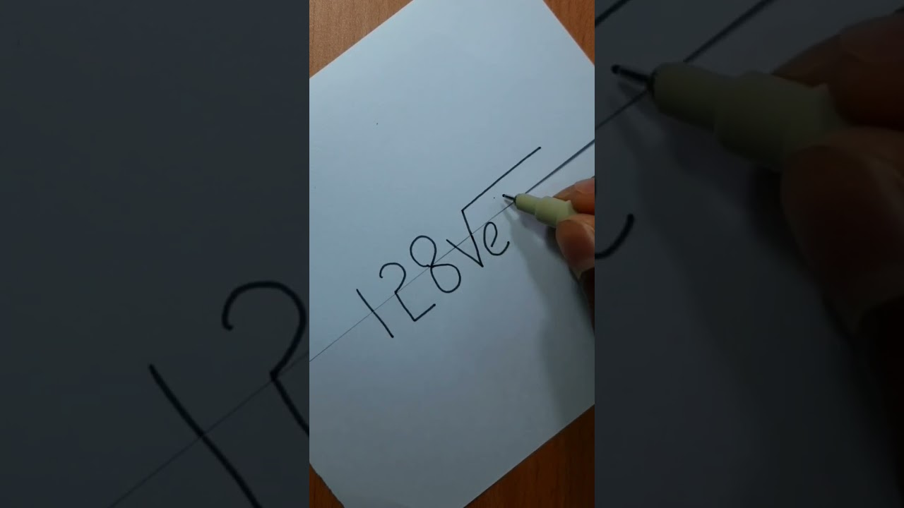 How to turn 128&radic;e980 Number into I Love you Step By Step #short #art #viral