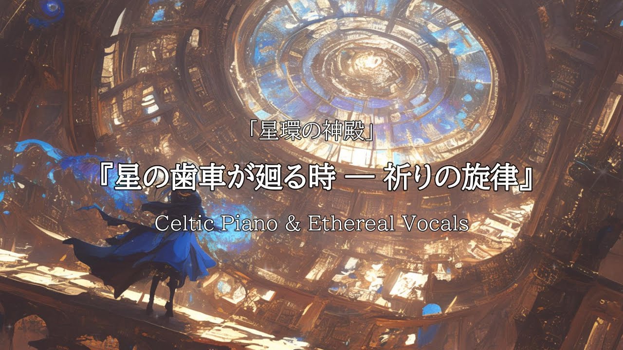 【作業用BGM】星環の神殿で響く歌｜透き通る声とケルトピアノ【癒し|リラックス】散歩 | 読書 |勉強 | 瞑想