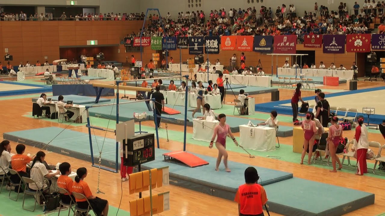 2017年 体操競技女子 決勝演技 段違い平行棒 2班 3