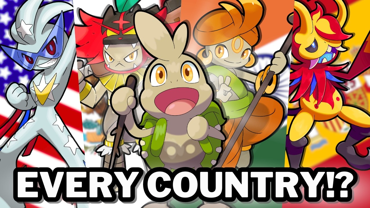 What if there was a POKEMON that EVOLVED for EVERY COUNTRY!?