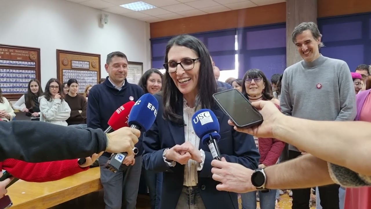 Rosa Crujeiras, la primera rectora de la historia de Galicia