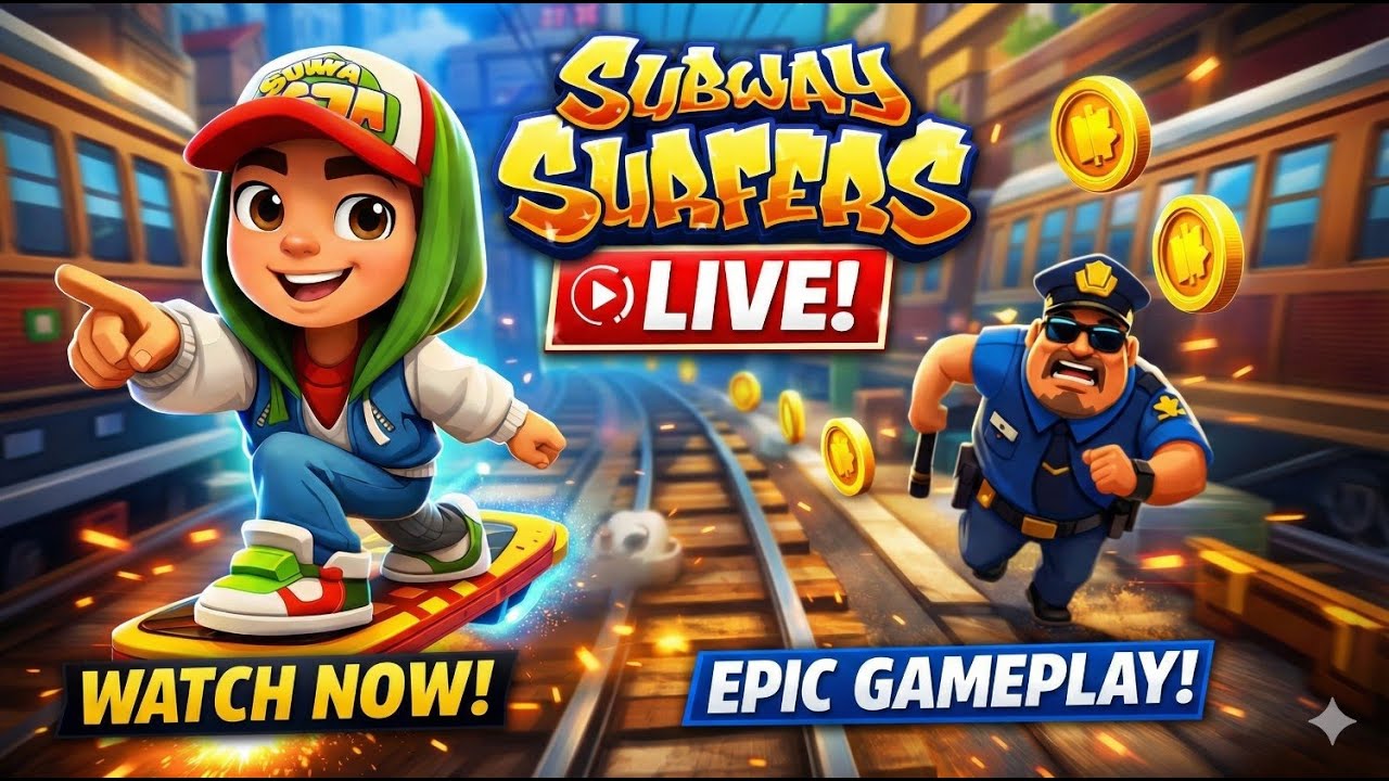 Subway Surfers LIVE 🔥 | High Score Challenge | Non-Stop Run 🚆| Ali Plays