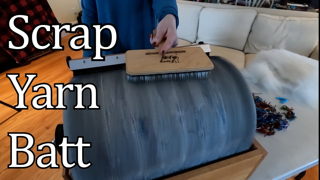 Make a Scrap Yarn Batt