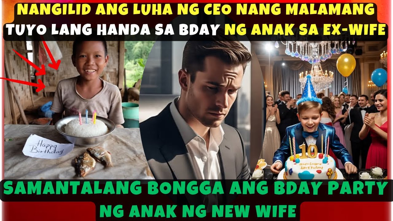 NANGILID ANG LUHA NG CEO NANG MALAMANGTUYO LANG HANDA SA BDAY NG ANAK SA EX-WIFE SAMANTALANG BONGGA
