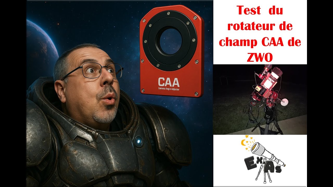 Test rotateur de champ CAA ZWO