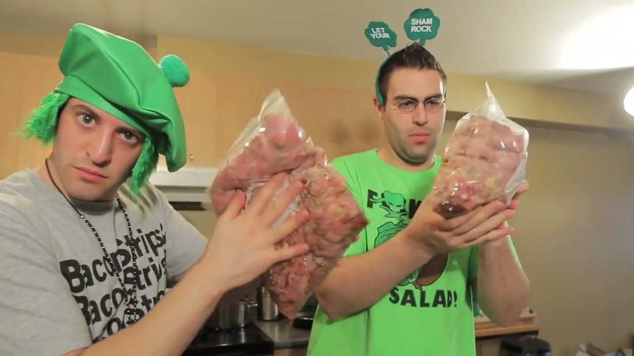 Epic Meal Time's Green Pancake Potato stack episode