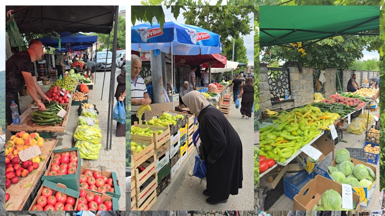 Market Day in Tetovë, Tetovo, North Macedonia - Ditë tregu në Tetovë (July 10, 2025)