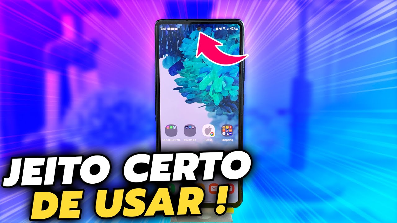 APRENDA a USAR a CÂMERA FRONTAL do GALAXY S20 FE do JEITO CERTO!