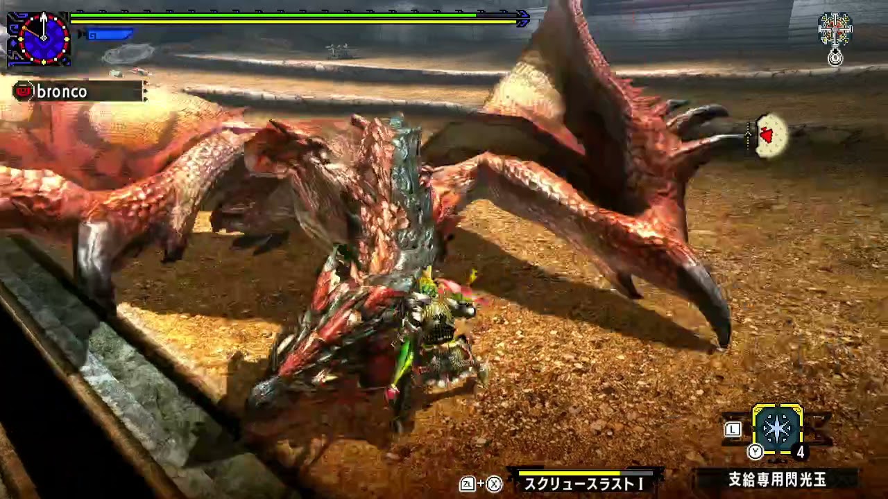 MHXX　闘技大会　リオレウス　ソロS参考動画