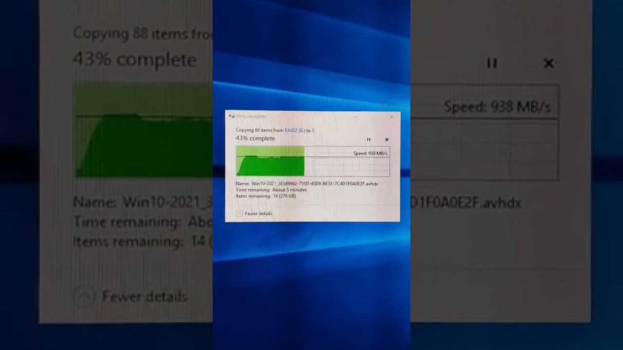 Speed advantage of a 10Gb network #technology #sysadmin #pc