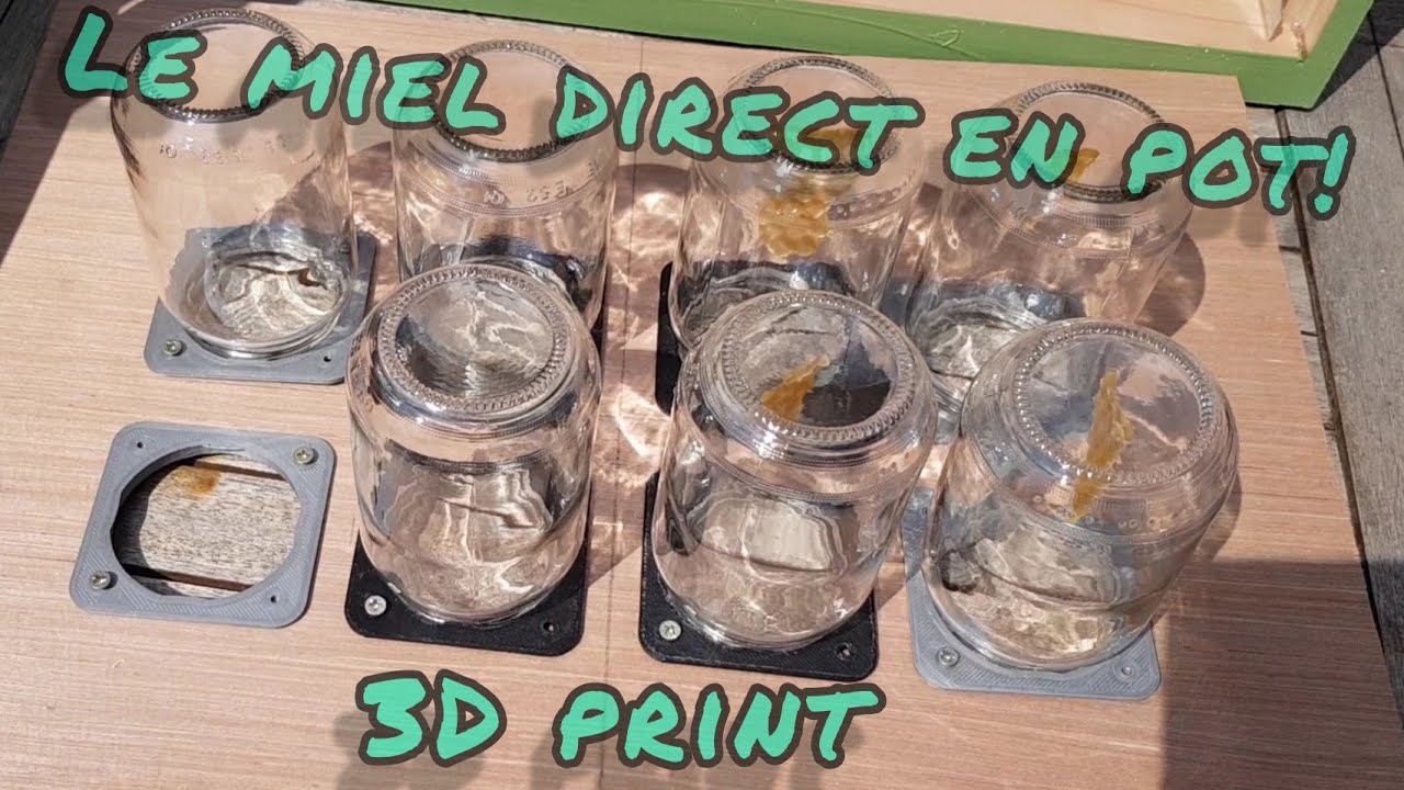 #15 Le miel direct en pot / 3D print