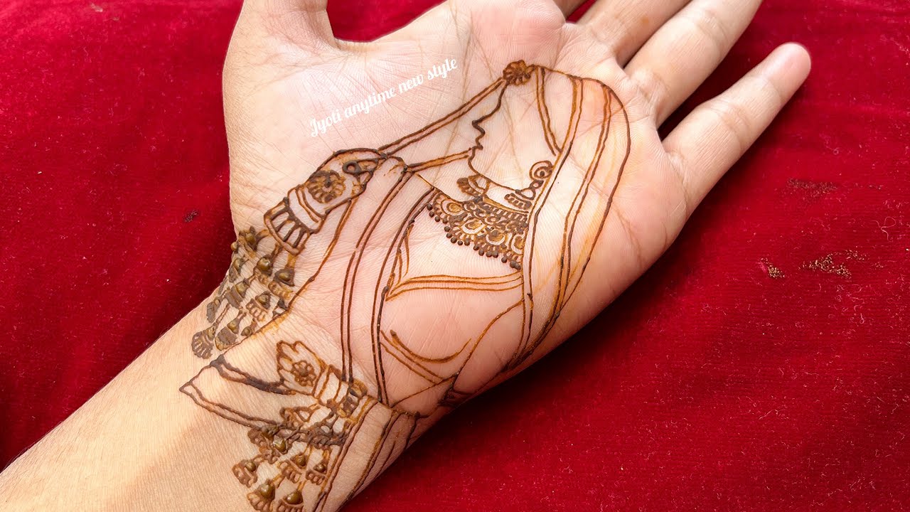 How to draw full Bride |Simple Dulahan Mehandi |Dulahan ki mehandi|Dulahan Mehndi |new dulhan mehndi