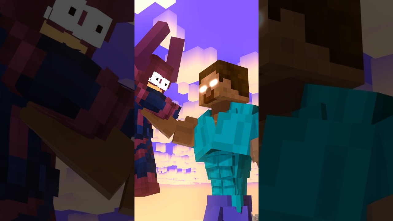Steve And Mikey & JJ Running Away From Galactus! I Funny Animation
