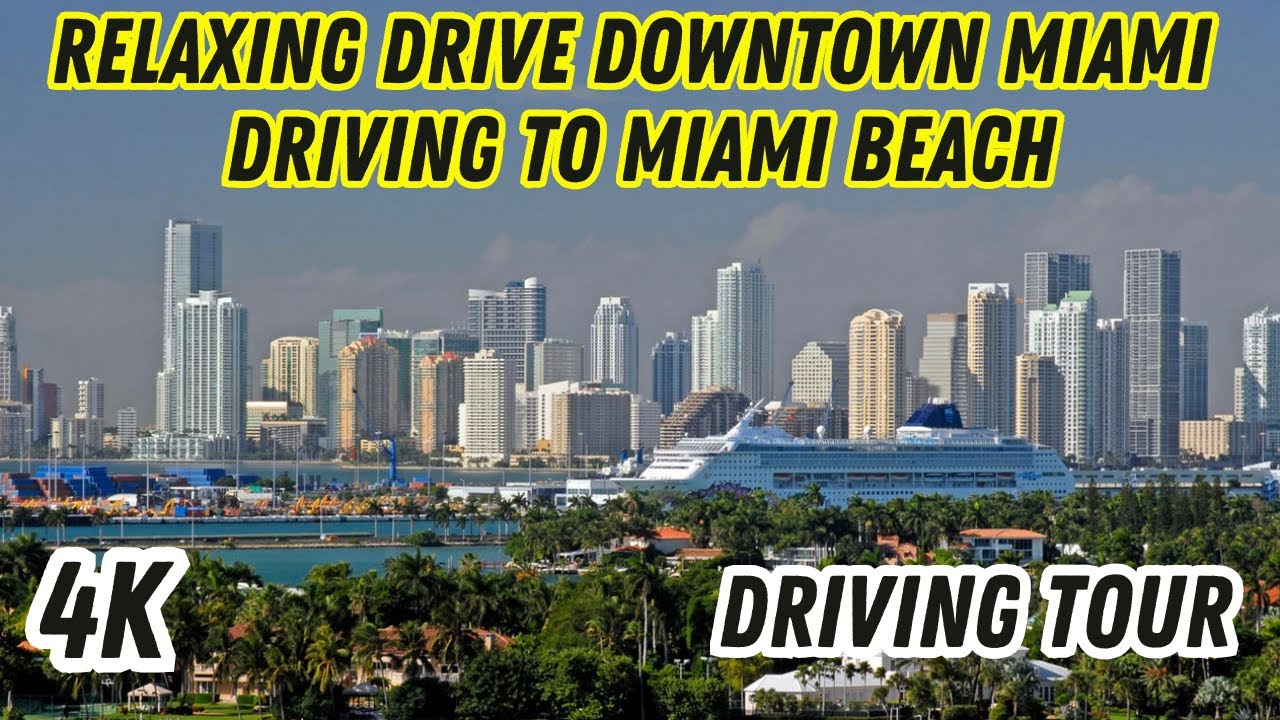 Driving tour from Downtown Miami to the Port and Miami Beach