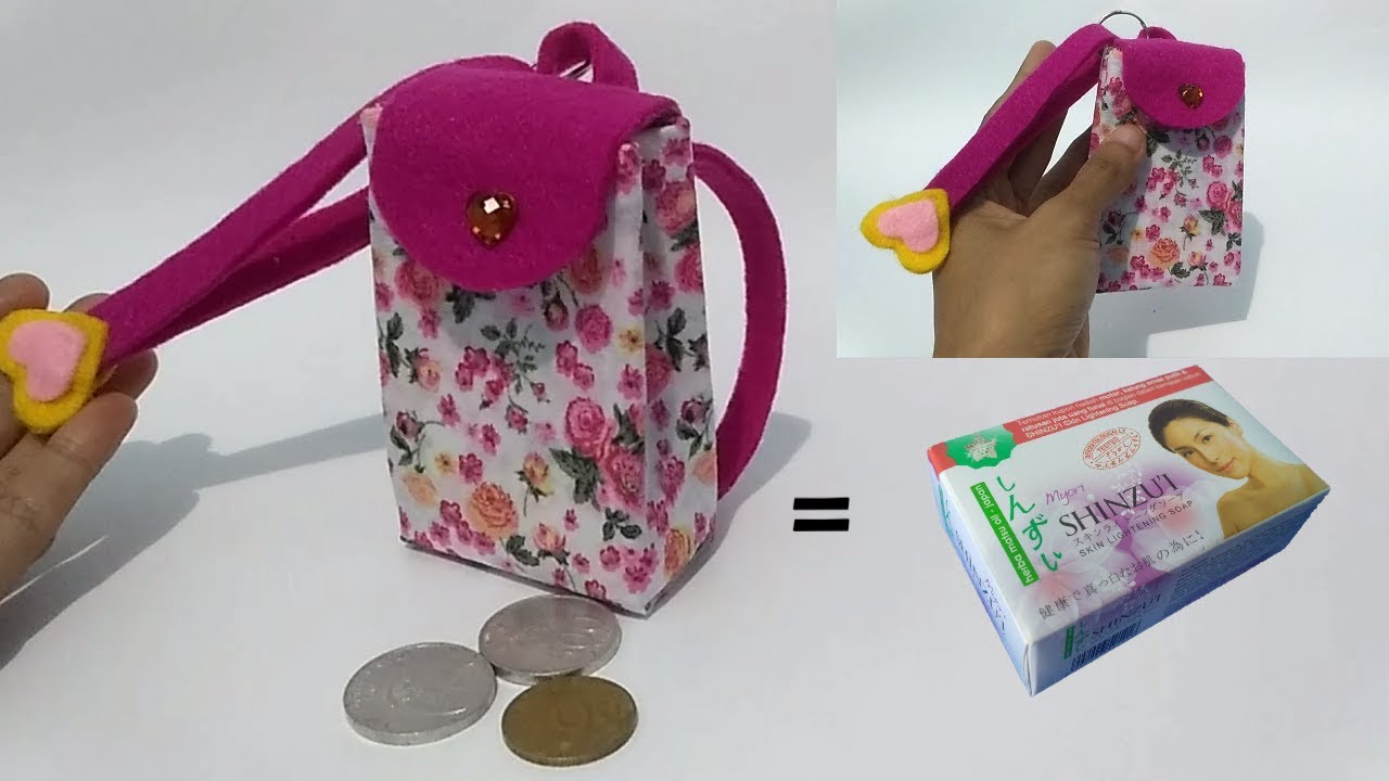 Ide Kreatif Dari Box Bekas Sabun Mandi || Cara Membuat Dompet Koin dari Box Sabun Mandi